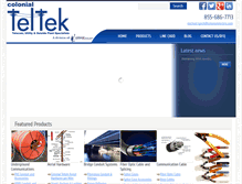 Tablet Screenshot of colonialteltek.com